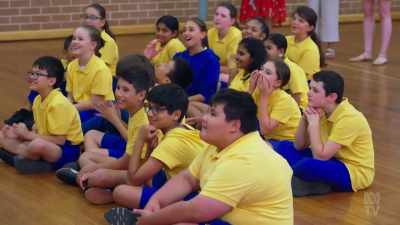 Oh!
(KIDS LAUGH) - The School That Tried to End Racism