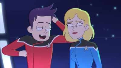Oh, you know, just wanted to see
my girlfriend do her thang. - Star Trek: Lower Decks