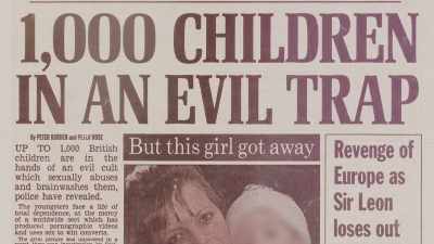 "Oh, you know,
yes he abused thousands of children - Children of the Cult