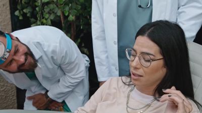 Oh my lip is so fucked up you guys - Jackass Forever