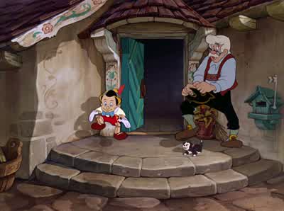 - Oh, look, Father! - Pinocchio