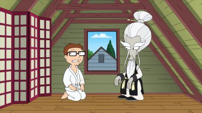 Oh, look how sad she is, - American Dad!