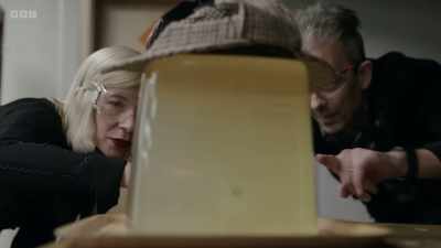 Oh, look, it's there in the middle.
Just over halfway through, - Killing Sherlock: Lucy Worsley on the Case of Conan Doyle