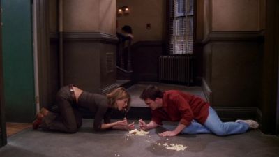 Oh, look. There's a piece
that doesn't have floor on it. - Friends
