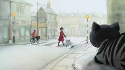 Oh, look, there's Mog! - Mog's Christmas
