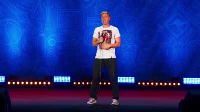 * Oh, magic man in the clouds * - Russell Howard: Recalibrate