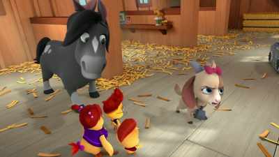 Oh, that makes me so mad,
I wanna ram something! - The Chicken Squad