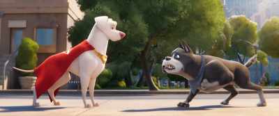 Oh, man. I'm getting a stitch.
Yeah, I gotta take a knee. - DC League of Super Pets