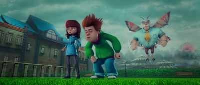 Oh, man! It totally wiped
itself off on that kid! - Cranston Academy: Monster Zone
