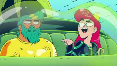 Oh, man, your whole "talking
to fish" thing is pretty weird. - Aquaman: King of Atlantis