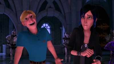 Oh, me? I'm just an "in-so-lent" knight. - Wizards: Tales of Arcadia