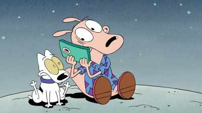 Oh, me? Uh, well,
we're here on the roof, - Rocko's Modern Life: Static Cling