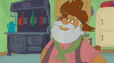 Oh, you mean,
"" Good times or bad times, - Tom and Jerry Cowboy Up!