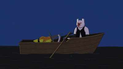 - Oh.
- [Megg and Mogg sniffing] - The Paloni Show! Halloween Special!