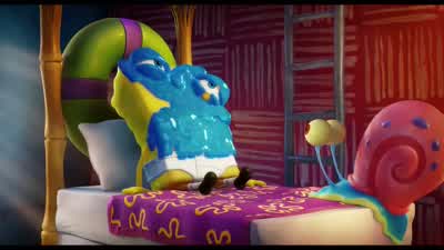 Oh, morning, Gary! - The SpongeBob Movie: Sponge on the Run
