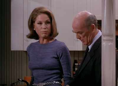 Oh, mostly dumb things.
(CHUCKLES) - Being Mary Tyler Moore
