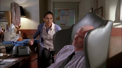Oh, Mr. Cusack,
I didn't see you. - Monk