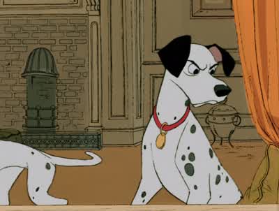 Oh, must be Cruella, your dearly devoted old schoolmate. - One Hundred and One Dalmatians