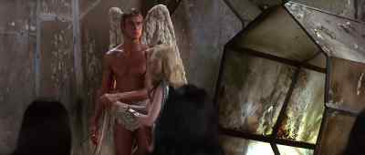 Oh my, we must find something
to hide your wings. - Barbarella