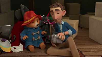 Oh! My old camera!
That's where it was! - The Adventures of Paddington
