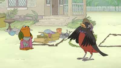 Oh, my. That scarf brings out my eyes. - Frog and Toad
