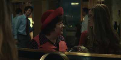 Oh. Nice to see you, Gary.
Sit down. - Mrs. America