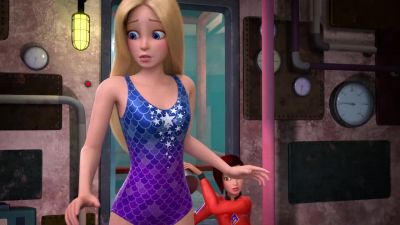 Oh, no! I can't get it out. - Barbie: Mermaid Power