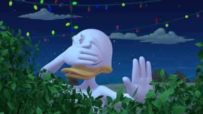 Oh, no, I'm not falling for that again! - Mickey and Minnie Wish Upon a Christmas