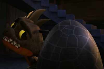 Oh, no. It looks like this giant egg
has a crack in it. - Dragons: Rescue Riders