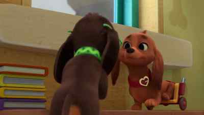 Oh, no! It's raining. - Pretzel and the Puppies