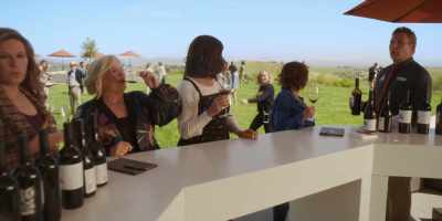 Oh, no, ladies. That is a select cabernet,
meant to be savored... - Wine Country