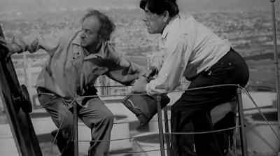 Oh, no, Larry, Moe, I'm stuck! - The Three Stooges in Orbit