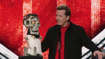 - Oh, no, no.
They think I'm Nancy Pelosi. - Jeff Dunham:  I'm With Cupid
