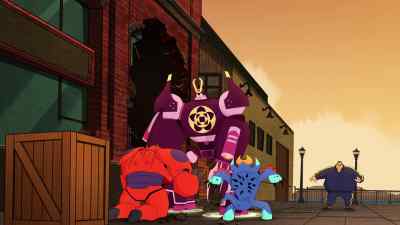Oh, no!
Of course!
Now it comes off! - Big Hero 6 The Series