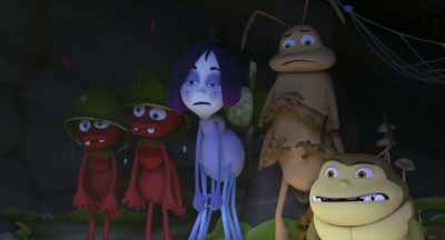 Oh no, she's doing it again. - Maya the Bee: The Honey Games