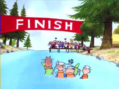 Oh, no! Turn around! Help! - Race for Your Life, Charlie Brown
