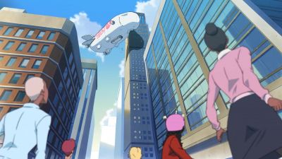 - Oh, no! Up there!
- It's gonna crash! - My Adventures with Superman