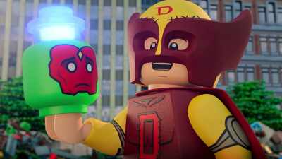-Oh, no.
-Vision, - LEGO Marvel Avengers: Mission Demolition