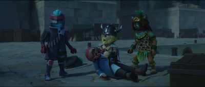 -Oh, no! What do we do?!
Who's gonna sail the ship?! - Playmobil: The Movie