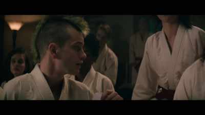 - Oh, no.
Where will I spit my gum? - Deadly Class