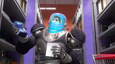 Oh, nose hair clippers!
Crisis averted! - Megamind vs. the Doom Syndicate
