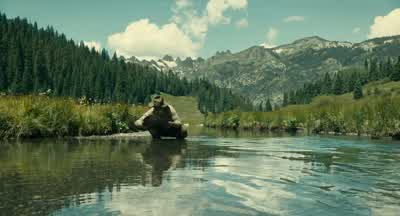 Oh. Not a speck. Ahh. Let's go the other way. - The Ballad of Buster Scruggs