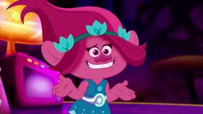 ‐ Oh! Not so fast, Poppy.
The sash fabric does exist. - Trolls: TrollsTopia