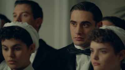 Oh, not yet. But every time
she drinks red wine, - Grand Hotel