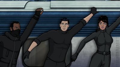 Oh, now she has a jetpack
and a machine gun? - Archer