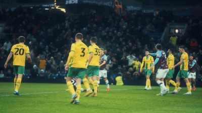 Oh, now then,
the decision is that - Mission to Burnley