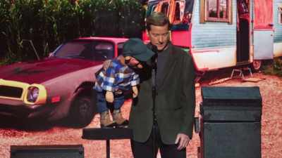 Oh, of course.
He's there, in that box over there. - Jeff Dunham: Me The People