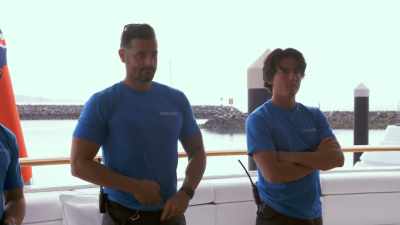 - Oh...
- Oh, God. - Below Deck Down Under