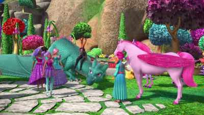 Oh! Oh, my goodness!
This is amazing! - Barbie: A Touch of Magic