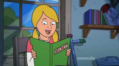 - Oh-oh, this is huge!
- You want to see huge? - Corner Gas Animated